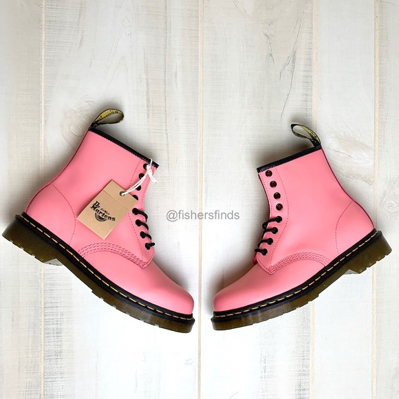 Dr. Martens Shoes - Dr. Martens 1460 Smooth Acid Pink Boots Size 8